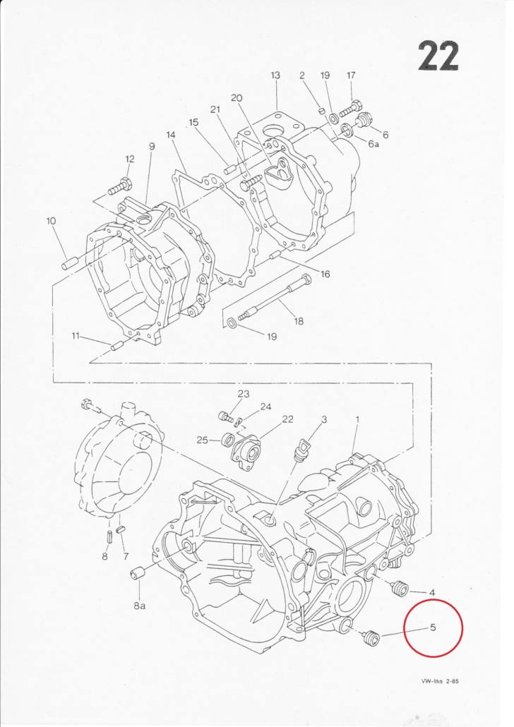 Ölablassschraube magnetisch für Segway PT Getriebe